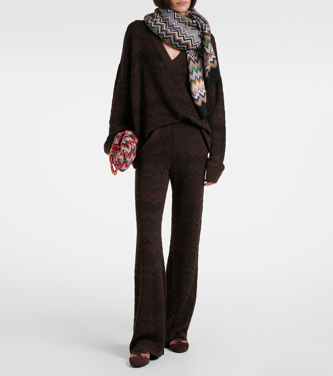 Oversize-Pullover aus Häkelstrick | Missoni