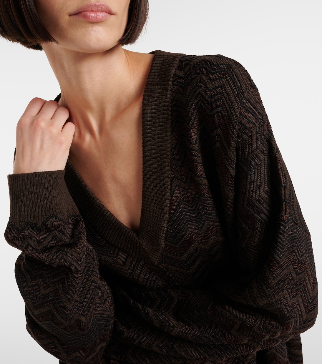 Oversize-Pullover aus Häkelstrick | Missoni