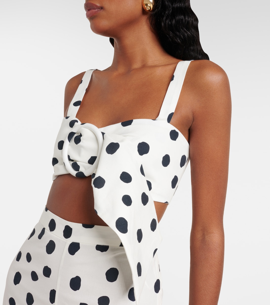 Sleeveless cotton top | Adriana Degreas