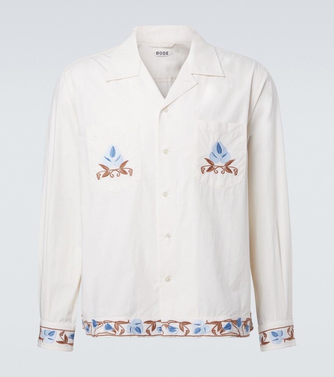 Chemise Nouveau Vine en coton | Bode
