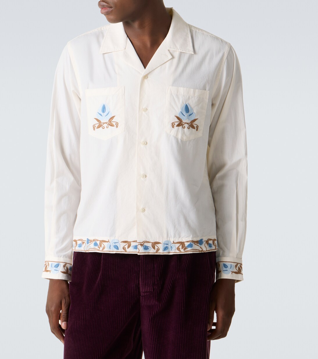 Chemise Nouveau Vine en coton | Bode