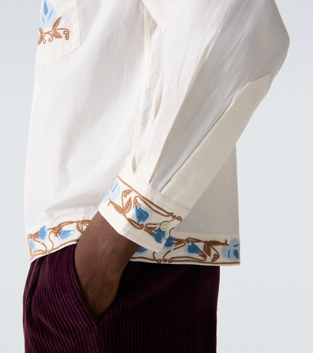 Chemise Nouveau Vine en coton | Bode