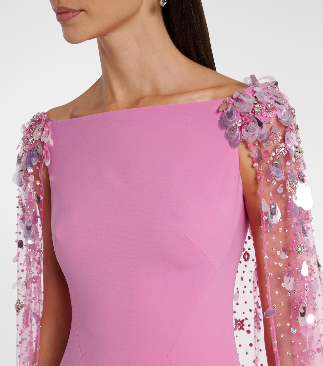 Bittersweet beaded caped gown | Jenny Packham