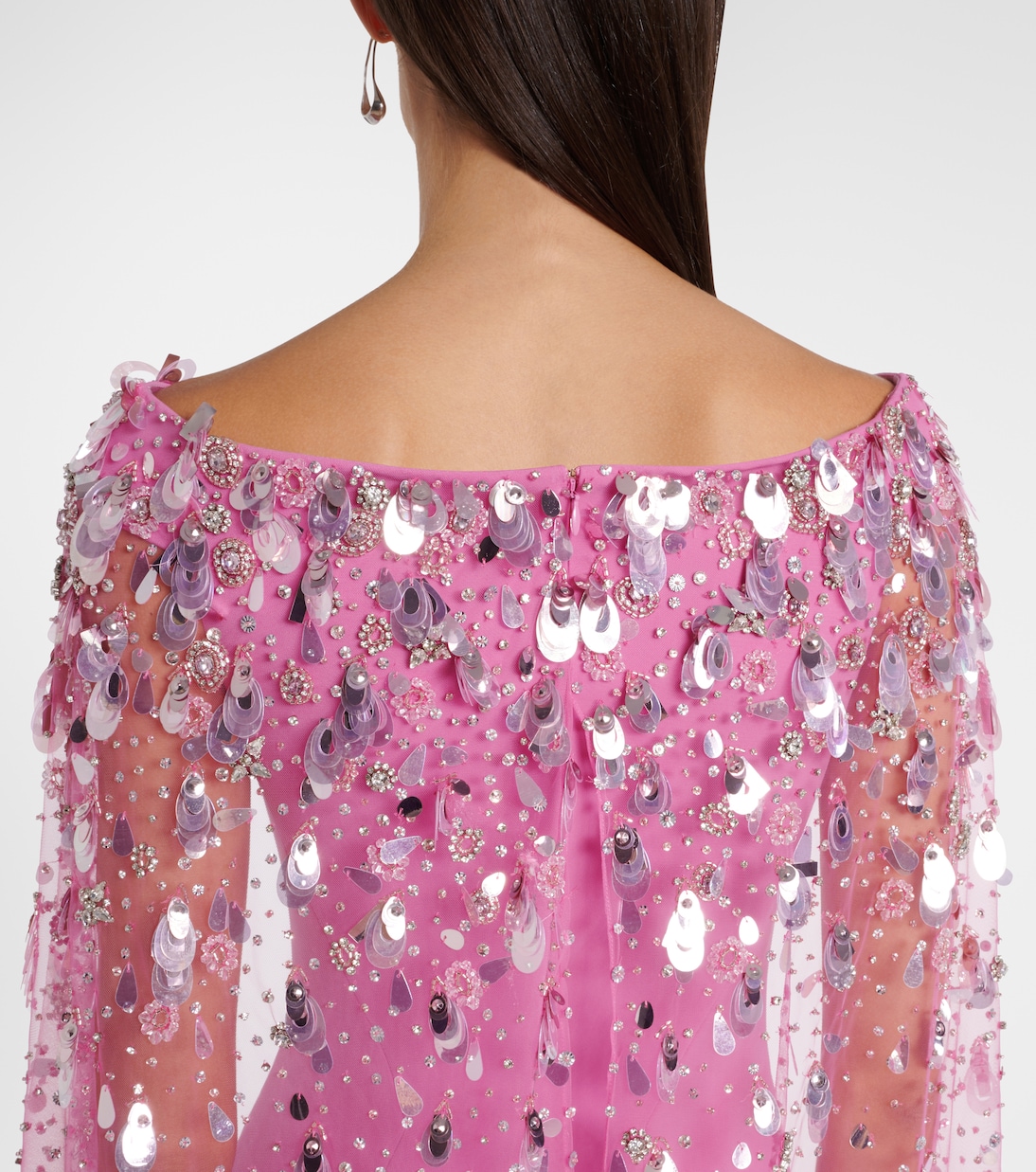 Bittersweet beaded caped gown | Jenny Packham