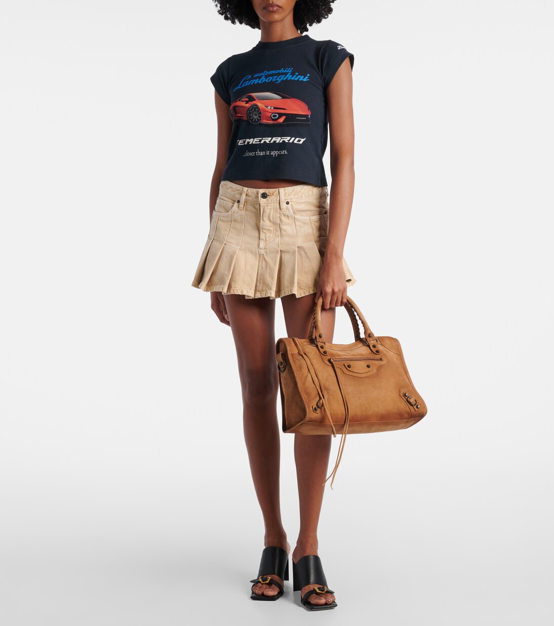 Le City Medium suede tote bag | Balenciaga