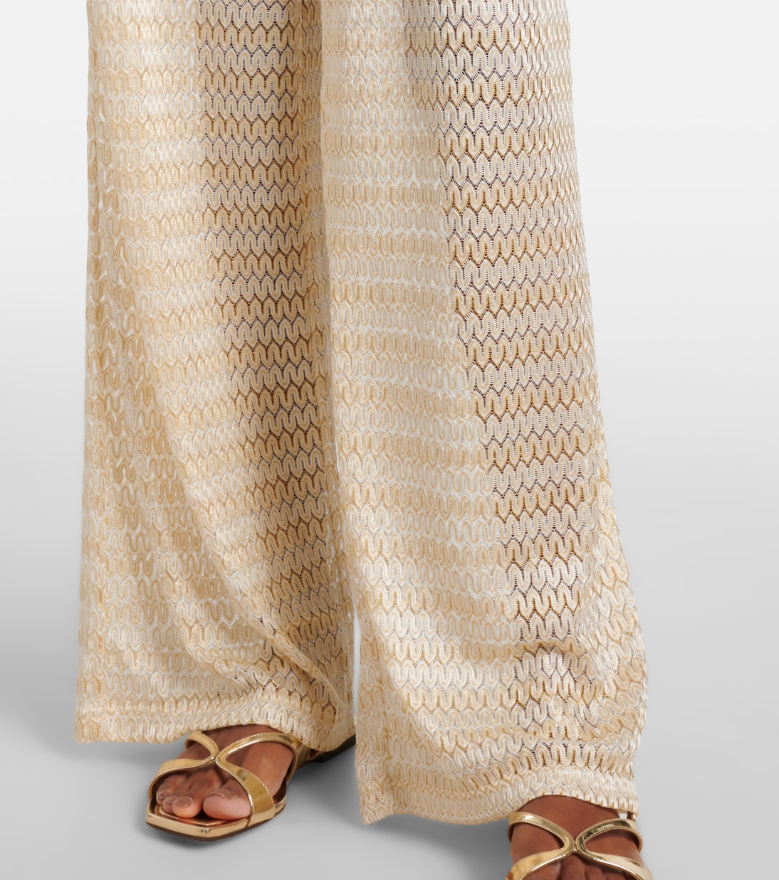 Viv knitted strapless lamé jumpsuit | Melissa Odabash