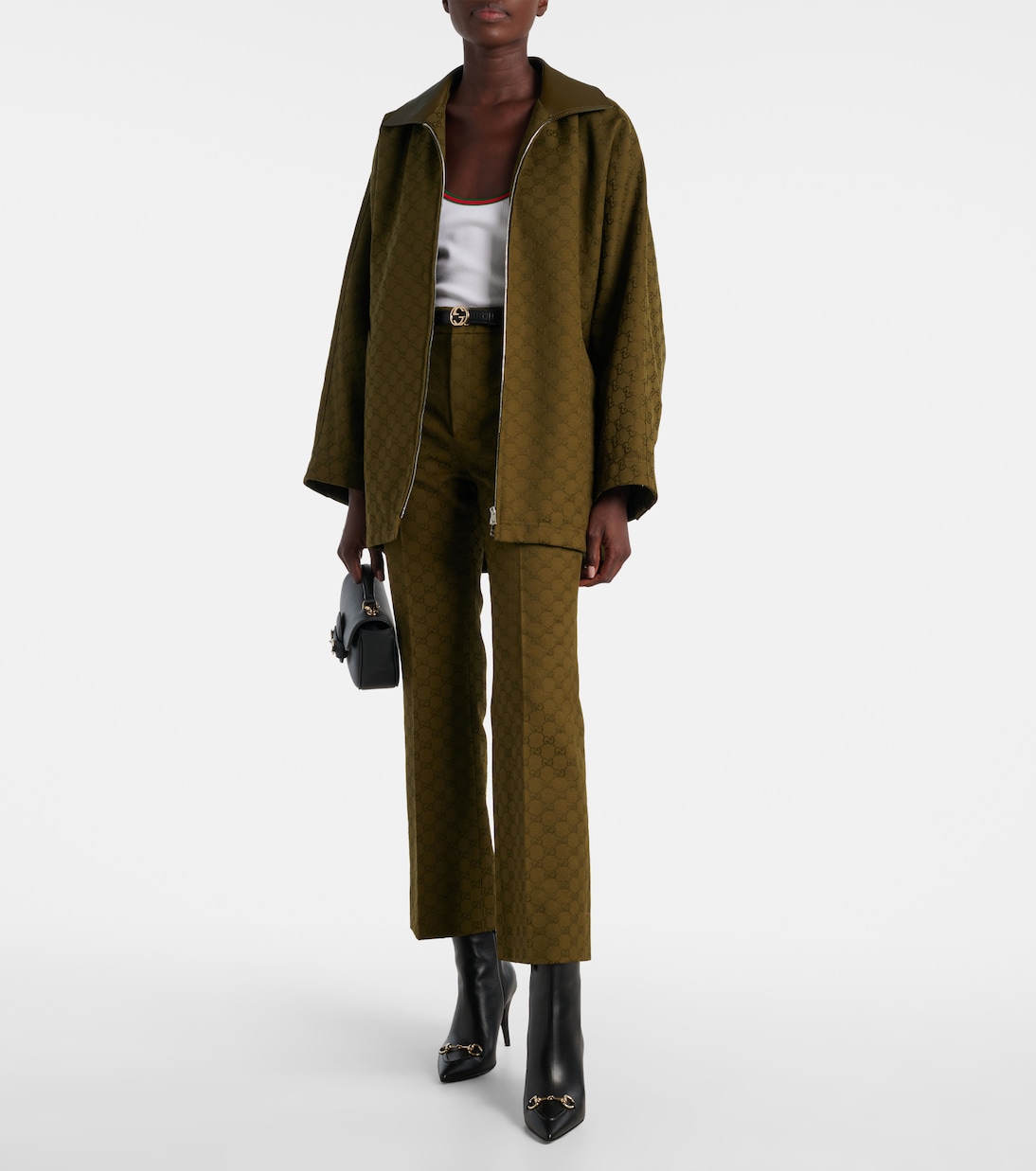 Ankle Boots Erin Horsebit aus Leder | Gucci