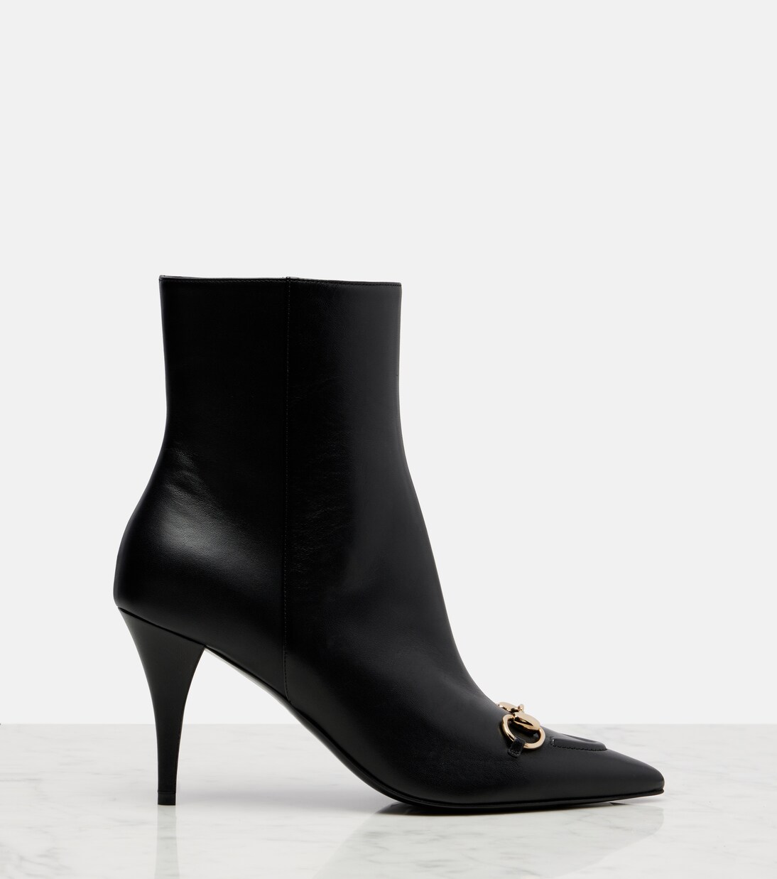 Ankle Boots Erin Horsebit aus Leder | Gucci