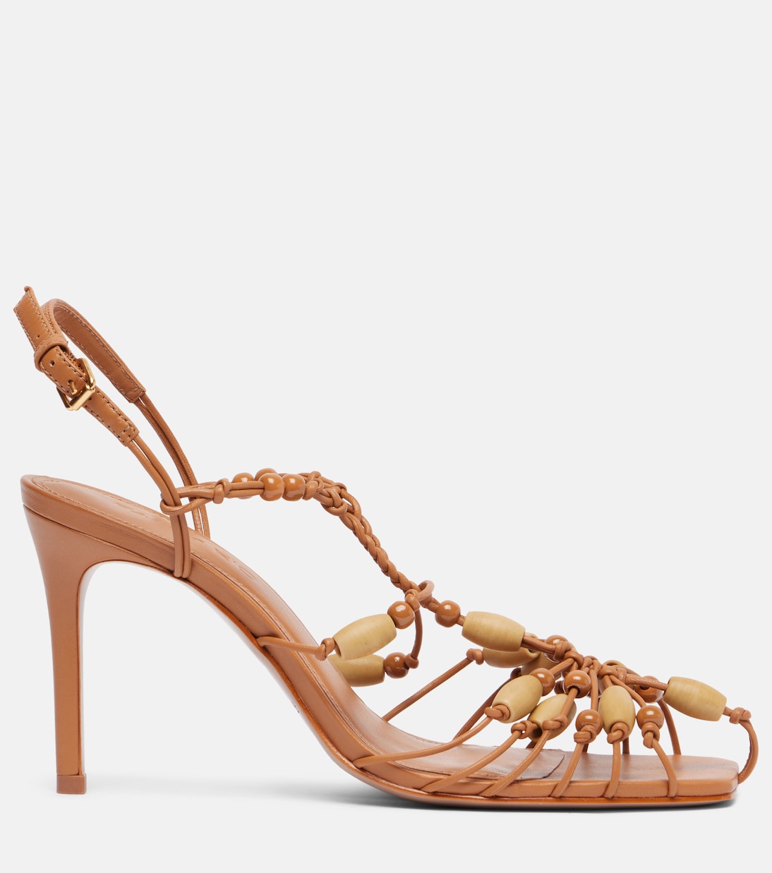 Beaded leather sandals | Farm Rio