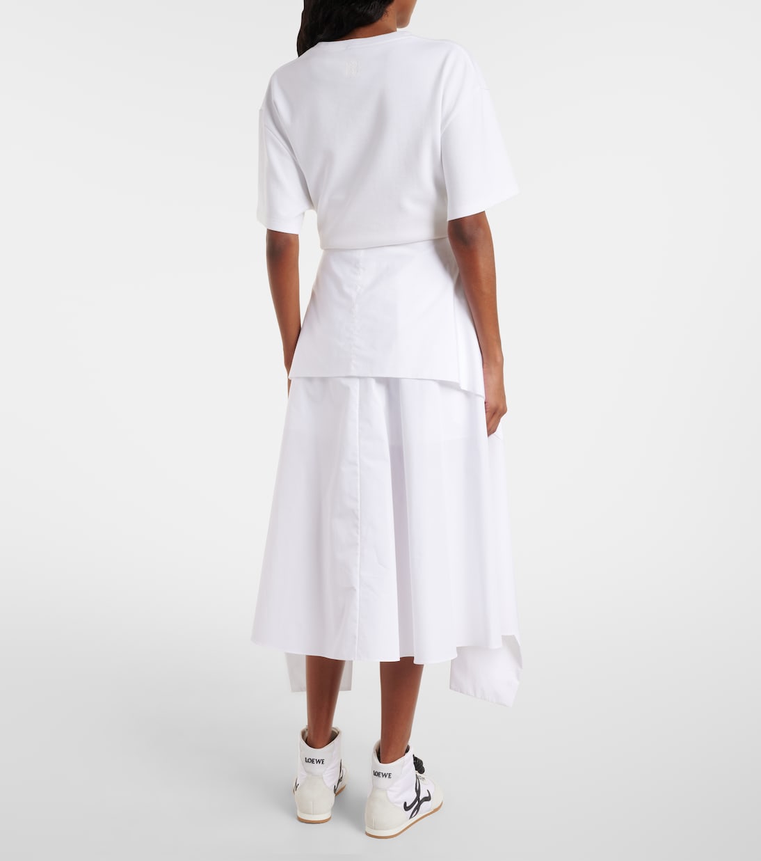 Falda midi de algodón | Loewe