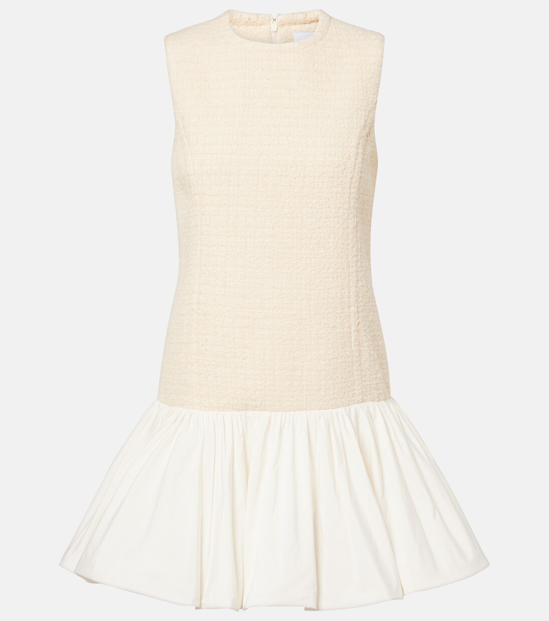 Tweed and faille minidress | Patou