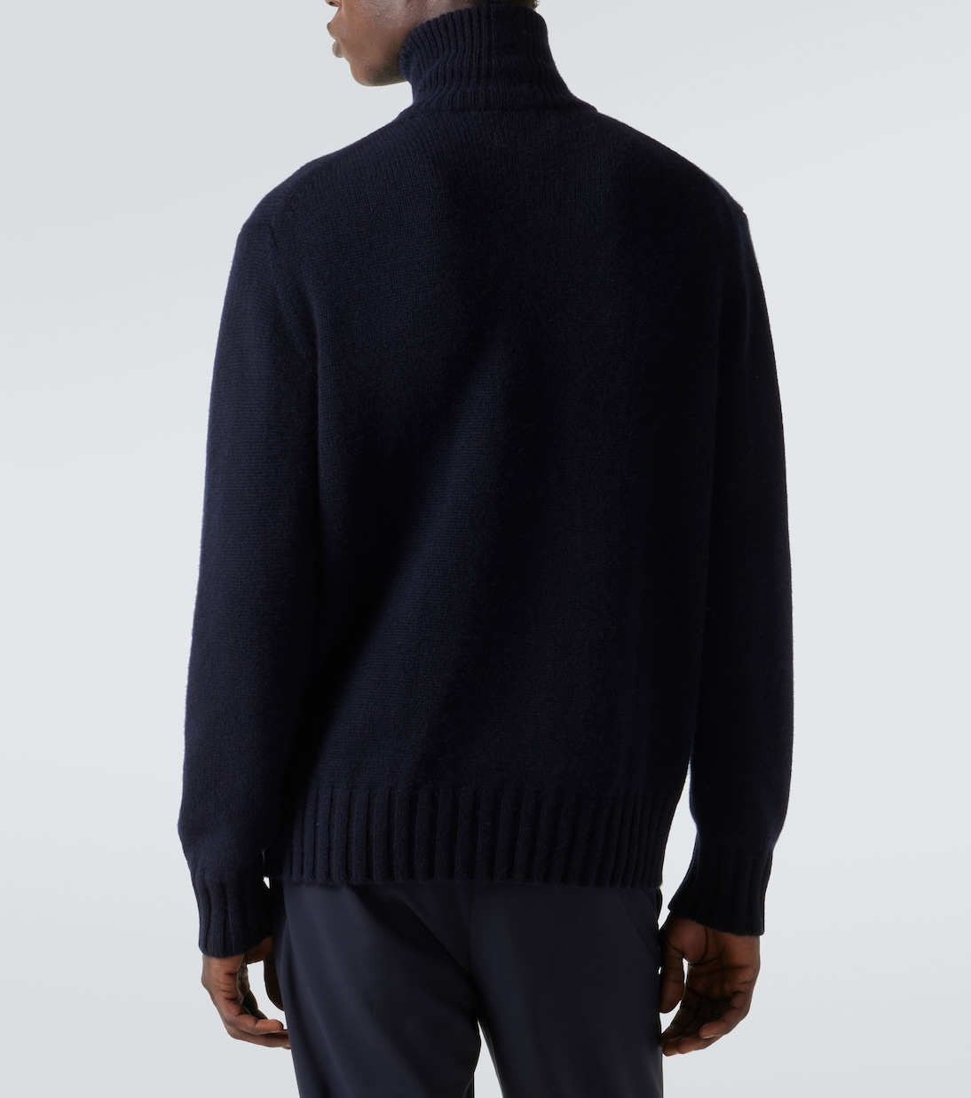 Cashmere half-zip sweater | Allude