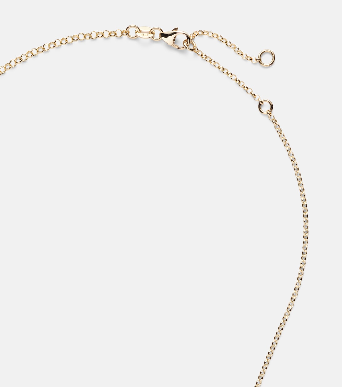 Resilience Blossoms Small 18kt gold chain necklace with diamonds | FoundRae