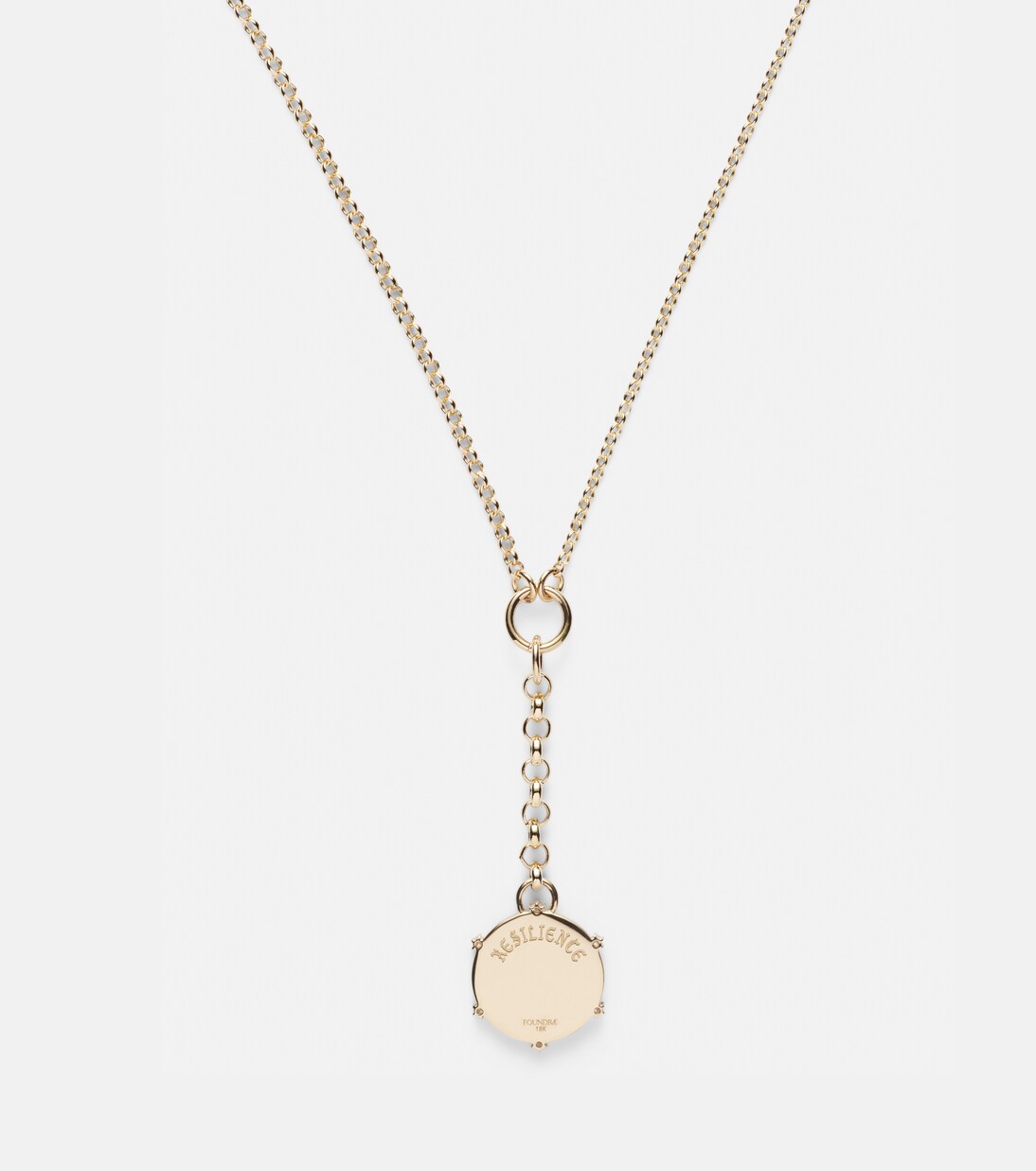 Resilience Blossoms Small 18kt gold chain necklace with diamonds | FoundRae