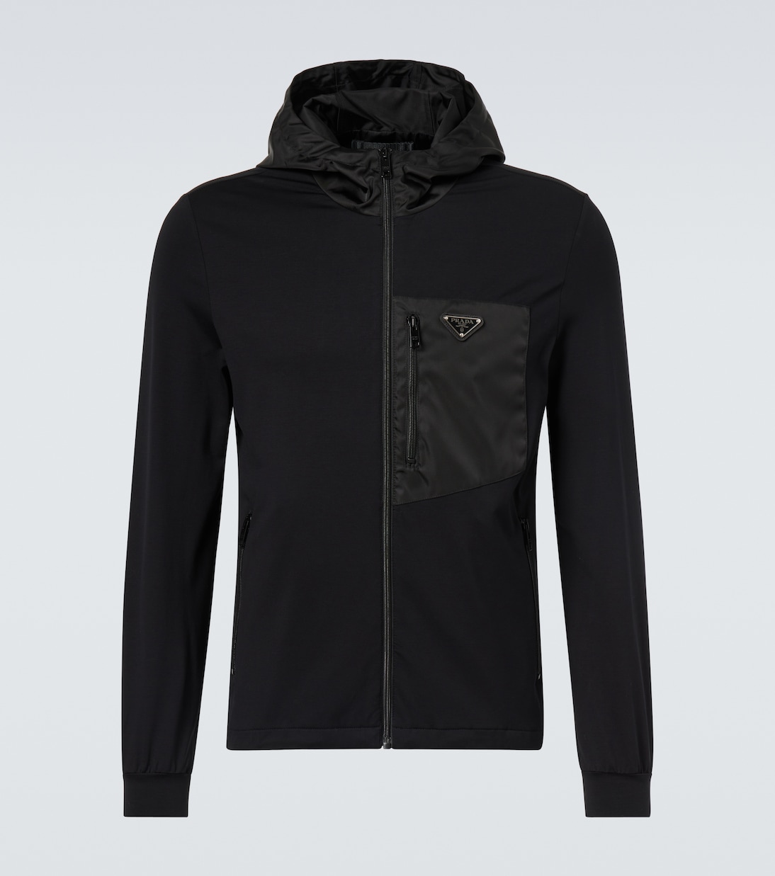 Giacca in misto cotone tecnico | Prada
