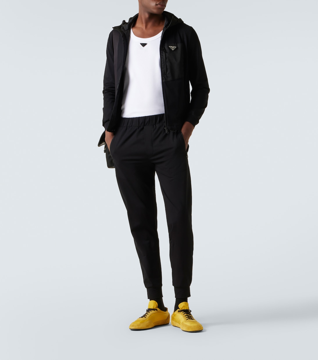 Giacca in misto cotone tecnico | Prada
