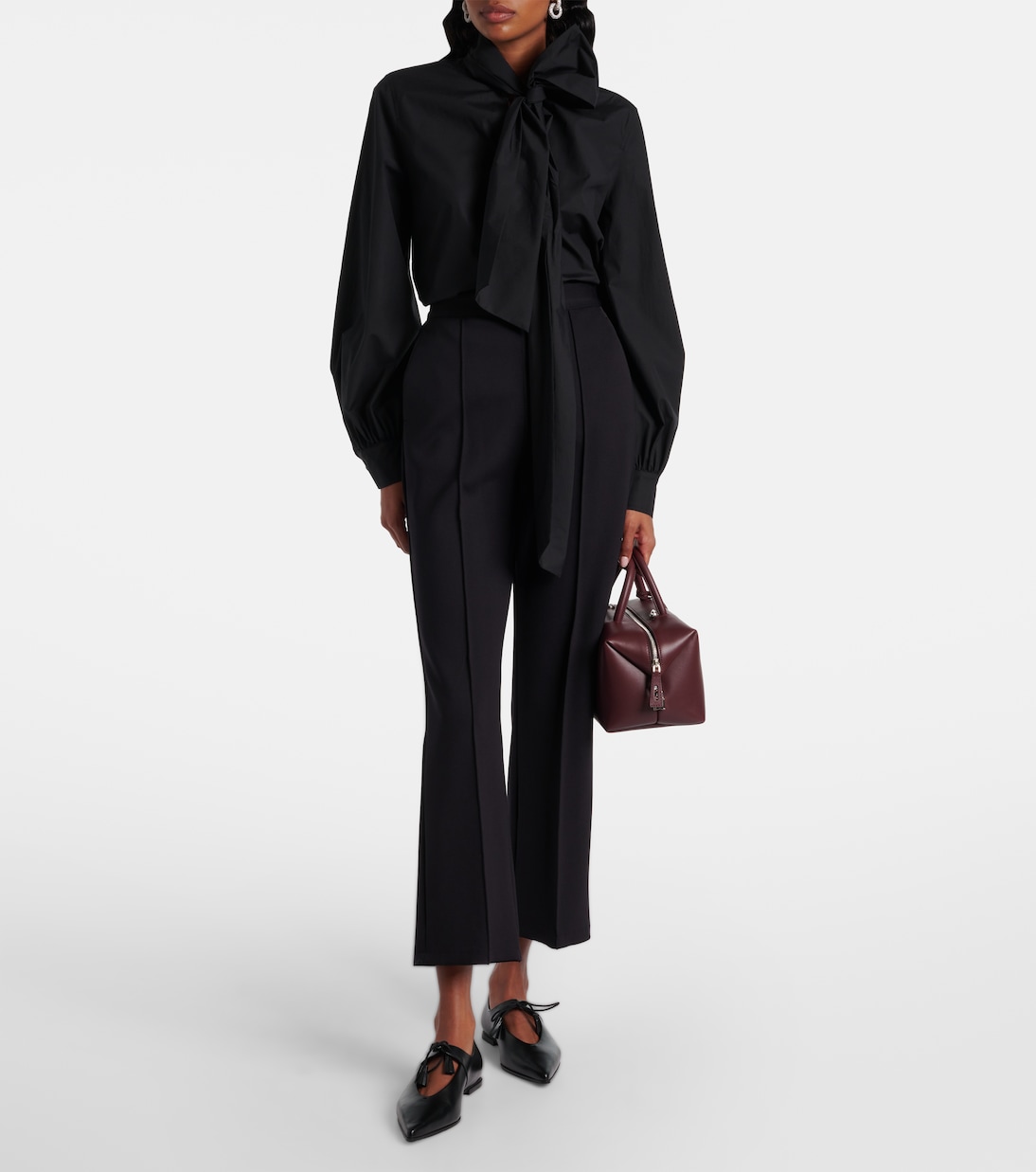 Teismo jersey cropped pants | Max Mara