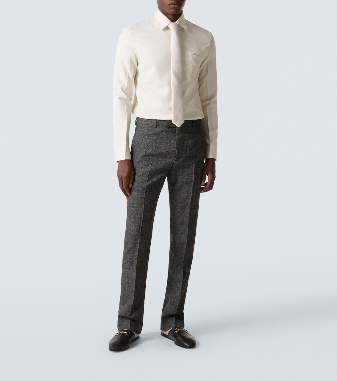 GG wool straight pants | Gucci