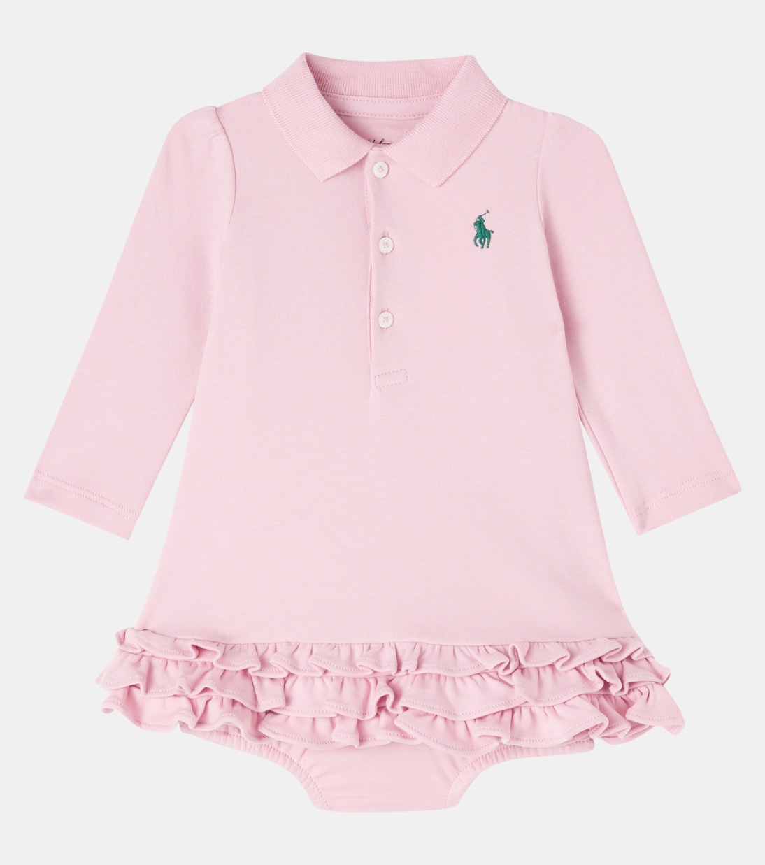 Baby set of cotton polo dress and bloomers | Polo Ralph Lauren Kids