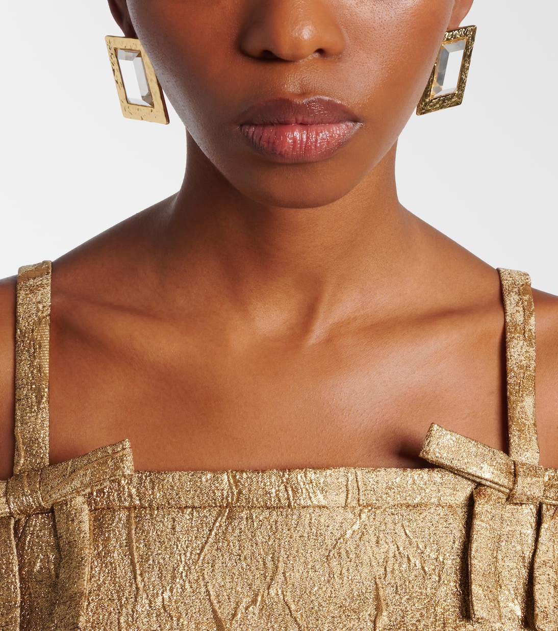 18kt gold-plated earrings | Rebecca Vallance