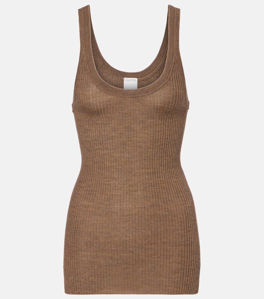 Ella ribbed-knit wool tank top | Calvin Klein