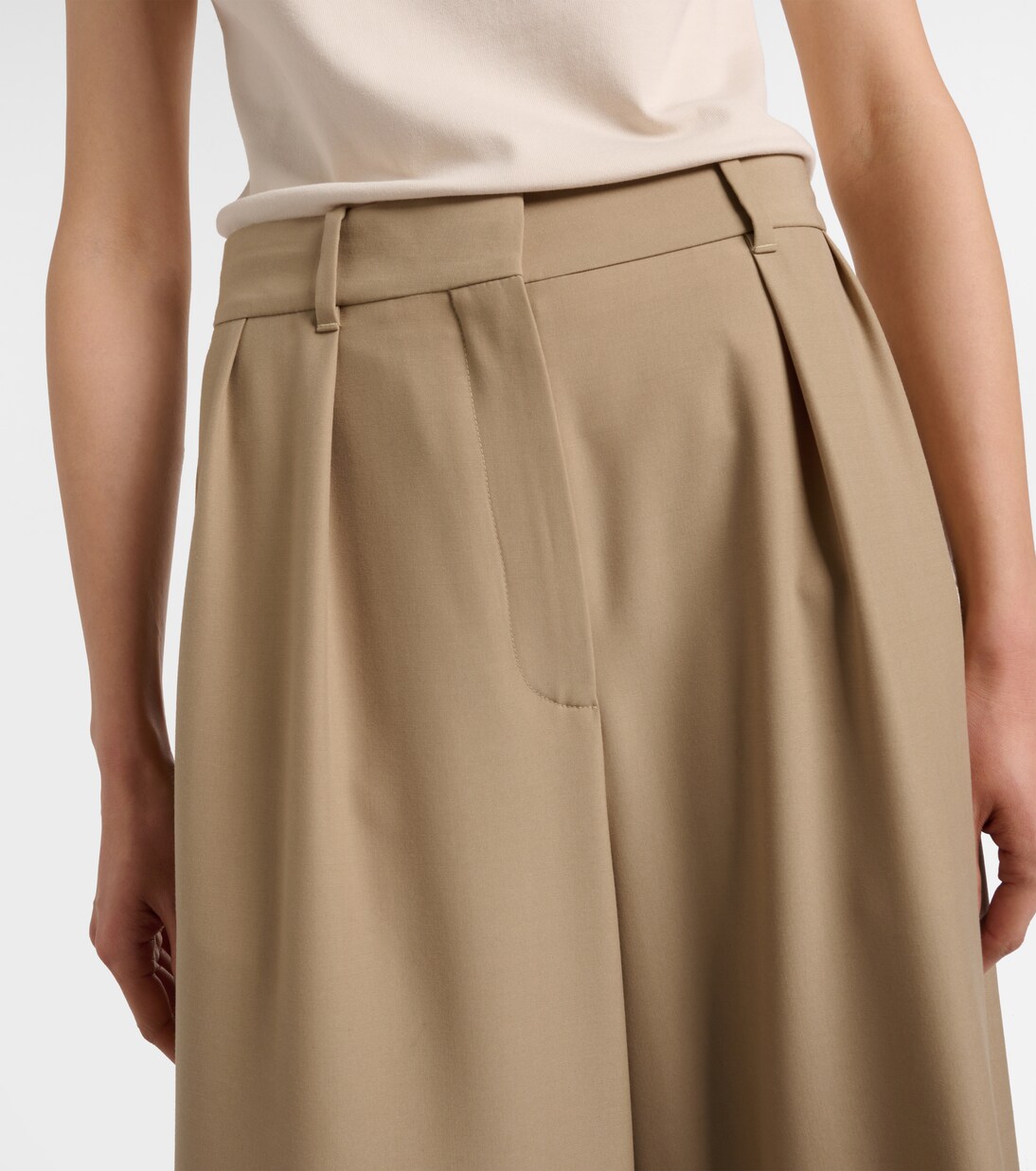 Wool wide-leg pants | Loewe