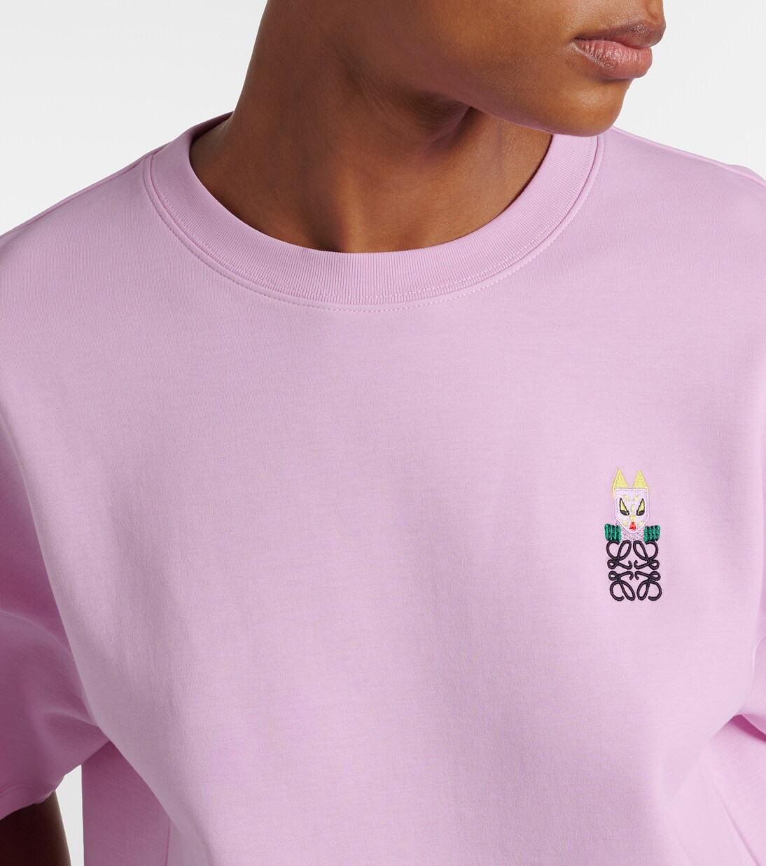 x Louis Wain Futurist Cats cotton-blend T-shirt | Loewe