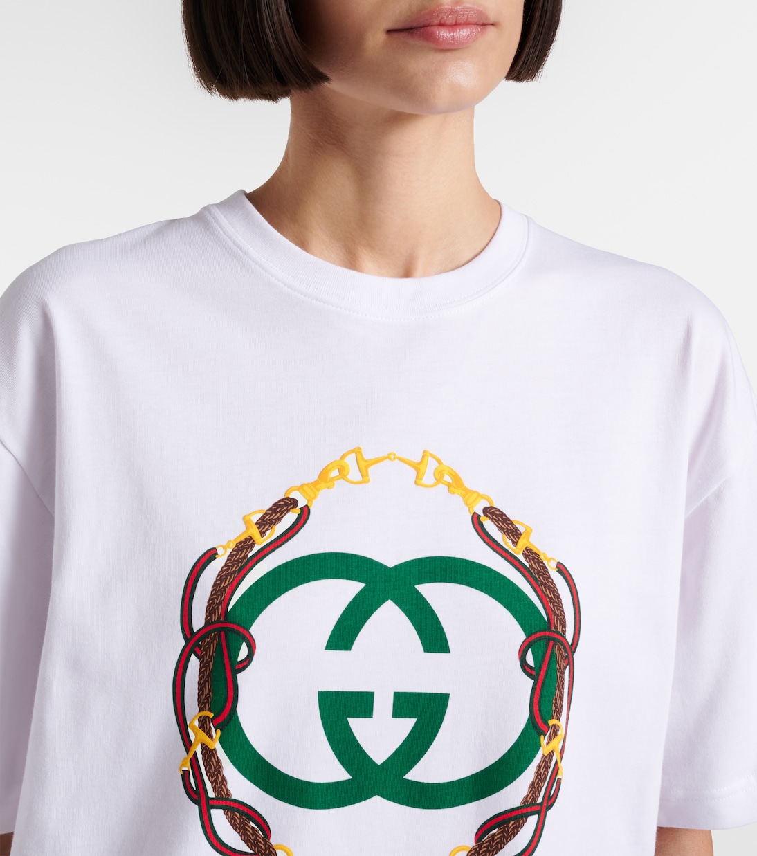 Interlocking G cotton jersey T-shirt | Gucci