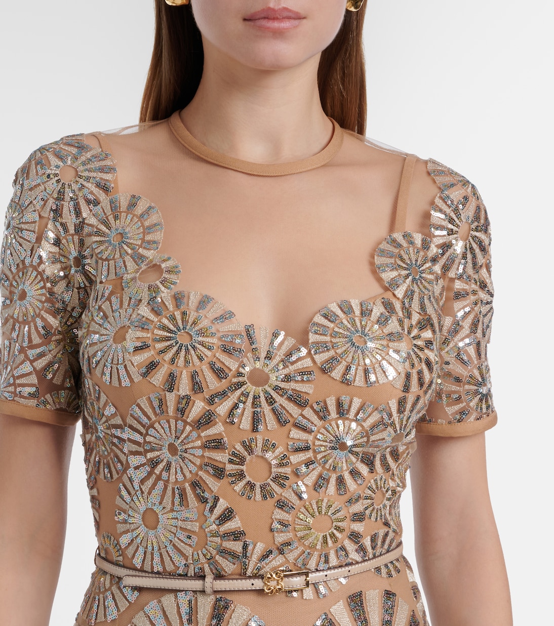 Vestido de fiesta con lentejuelas | Elie Saab