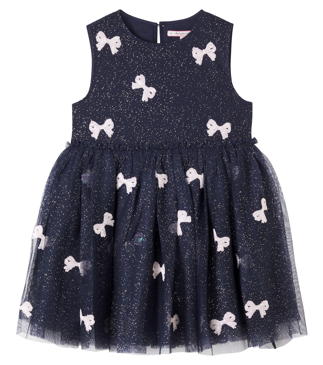 Yvonne bow-detail sequined tulle dress | Konges Sløjd