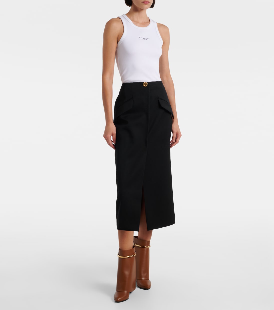 Shark 95 leather mid-calf boots | Givenchy