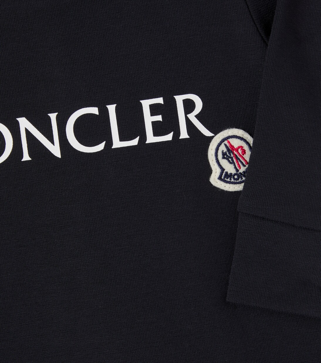 Baby logo cotton-blend onesie | Moncler Enfant