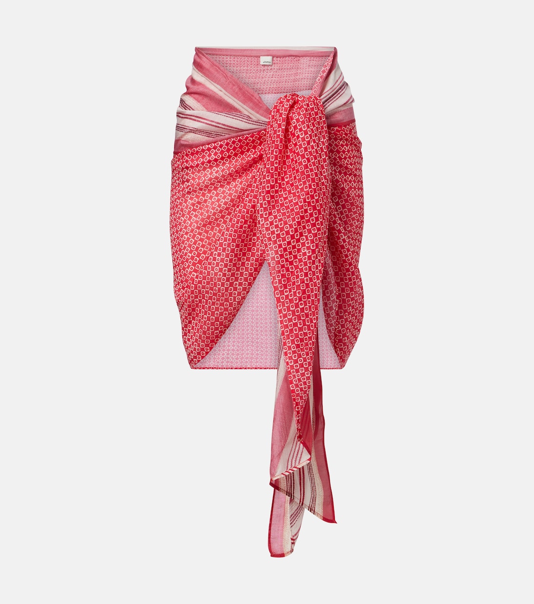 Printed cotton and silk beach cover-up | Isabel Marant