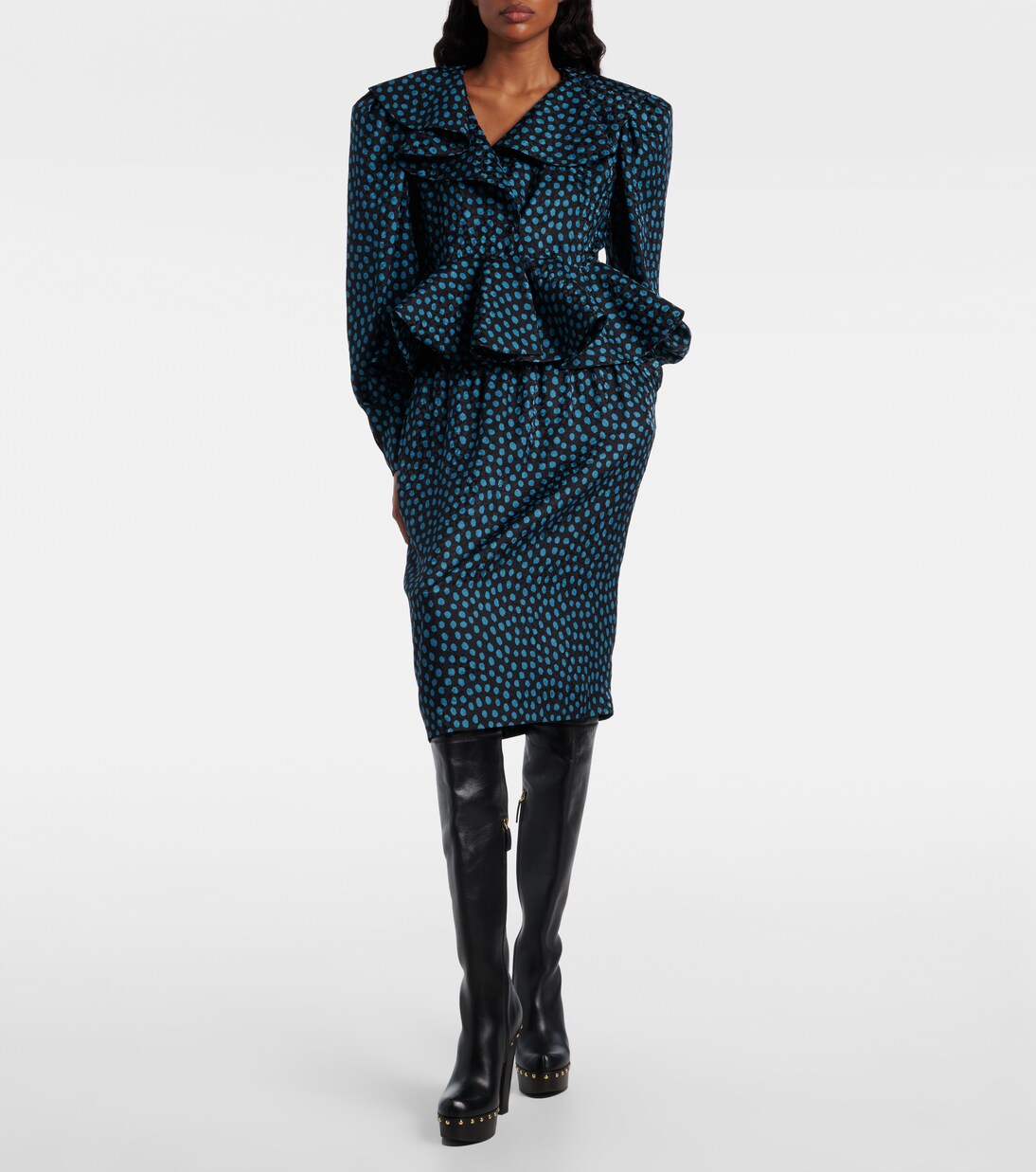 بوت لفوق الركبة من الجلد | Chloé