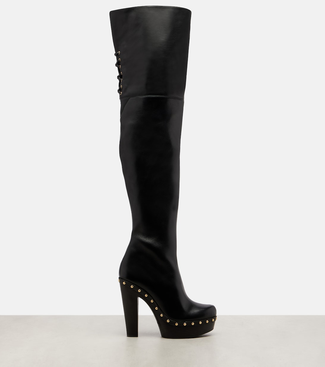 بوت لفوق الركبة من الجلد | Chloé