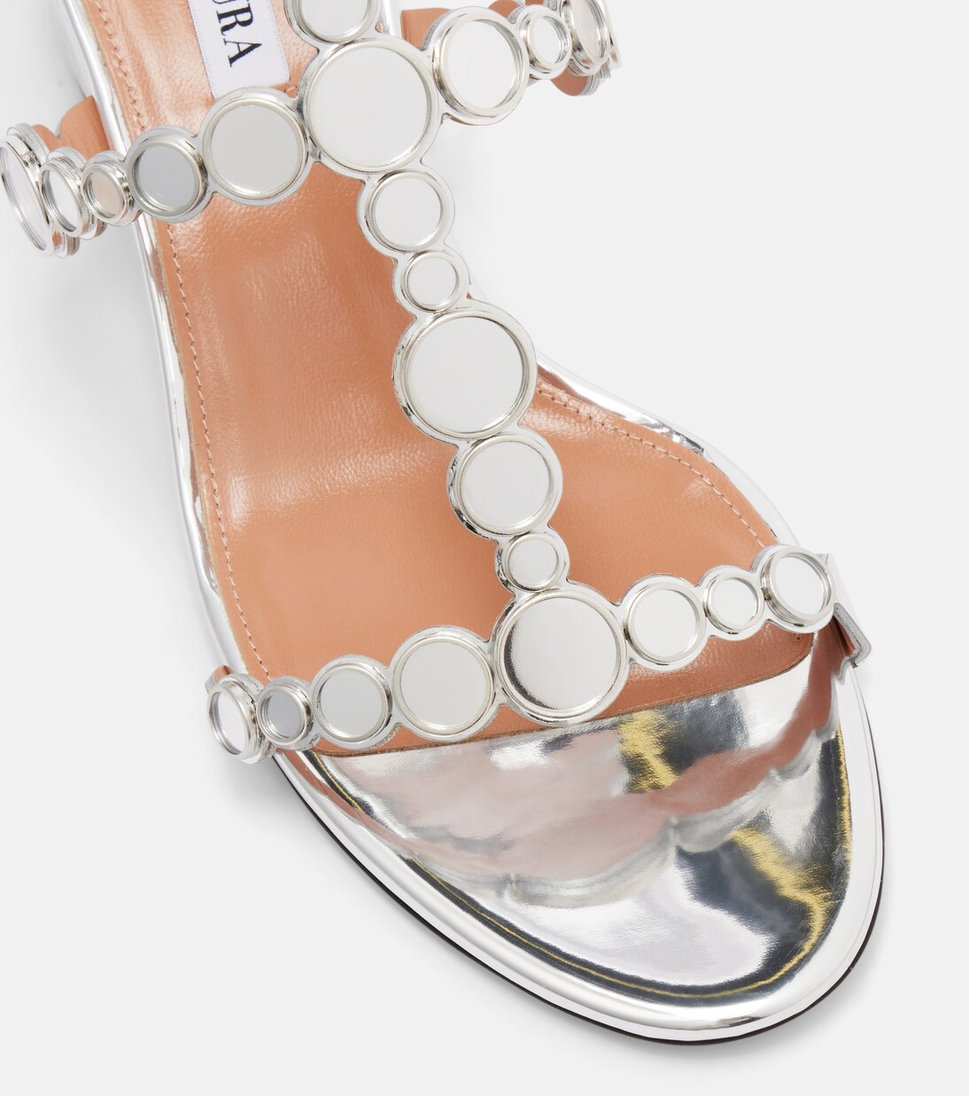 Afterglow 50 leather sandals | Aquazzura