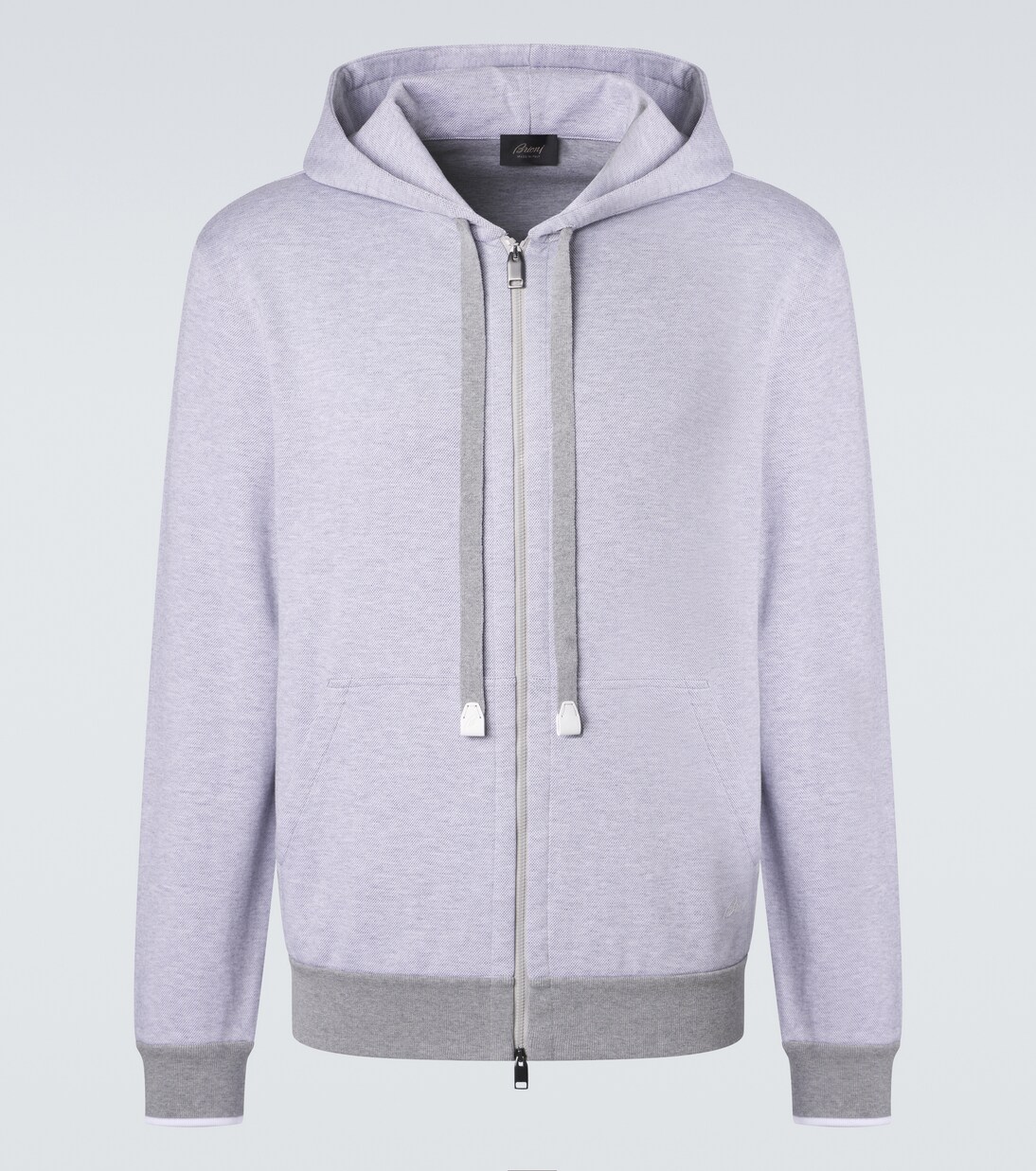 Cotton-blend zip-up hoodie | Brioni