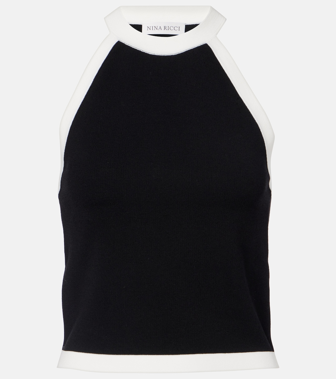 Ribbed-knit halterneck top | Nina Ricci