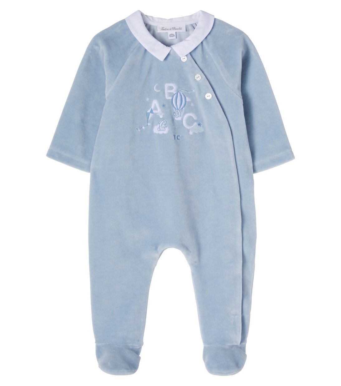 Baby cotton-blend velvet onesie | Tartine et Chocolat