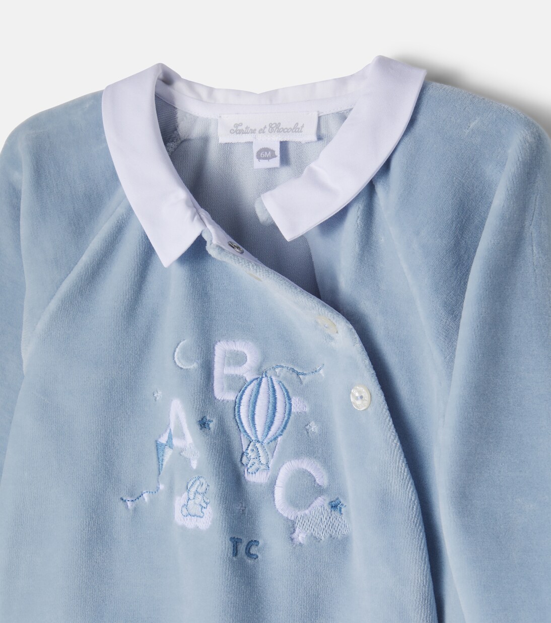 Baby cotton-blend velvet onesie | Tartine et Chocolat