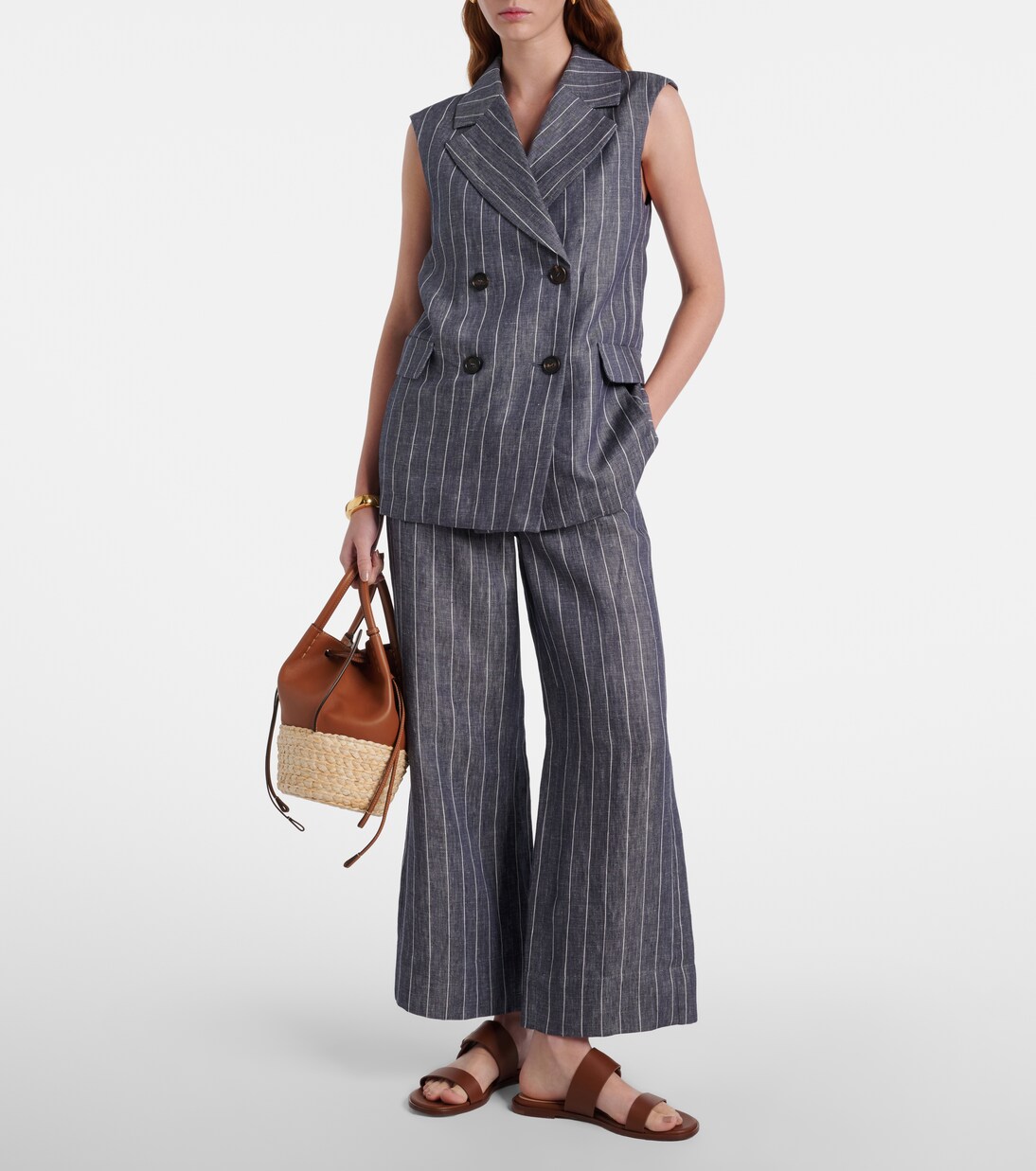 Pantalon ample Cresta en lin | 'S Max Mara
