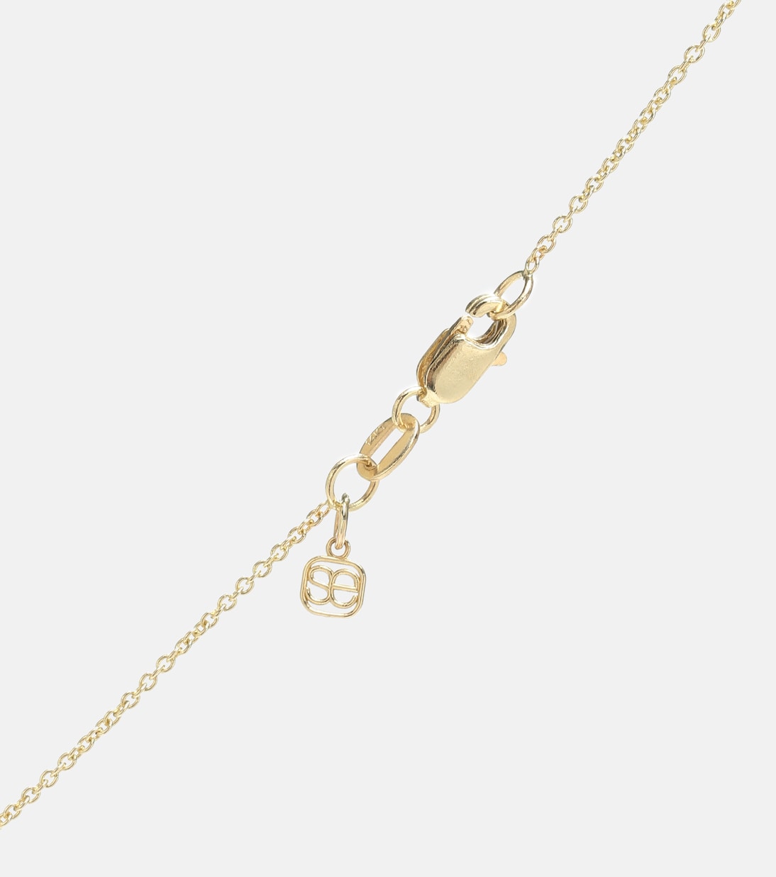 Heart 14kt gold necklace with enamel | Sydney Evan