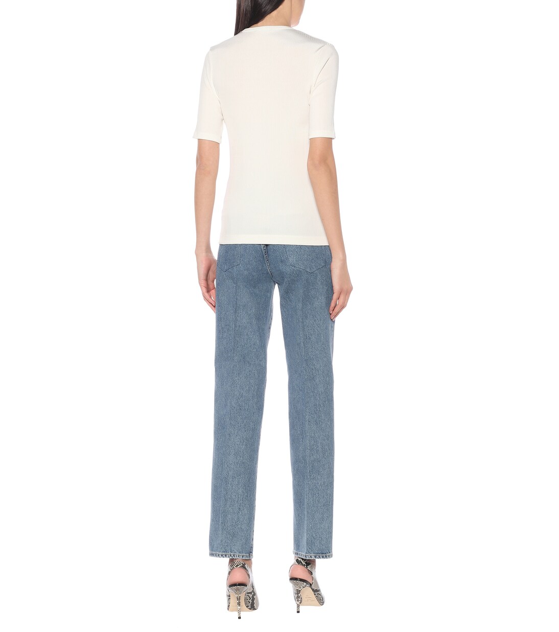 T-shirt The Rib in jersey stretch | Goldsign