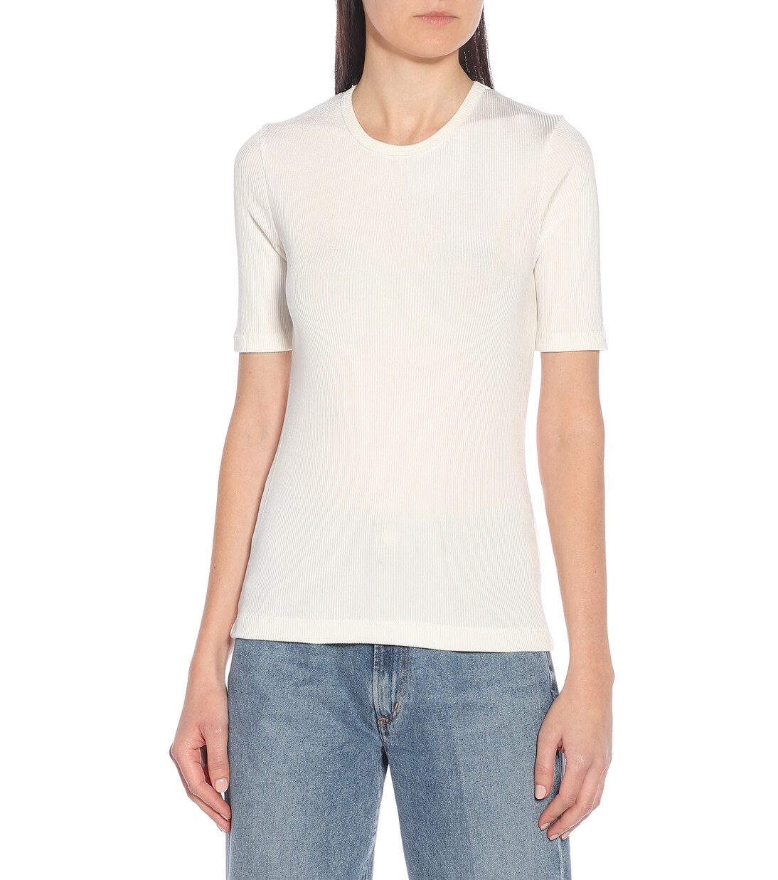 T-shirt The Rib in jersey stretch | Goldsign