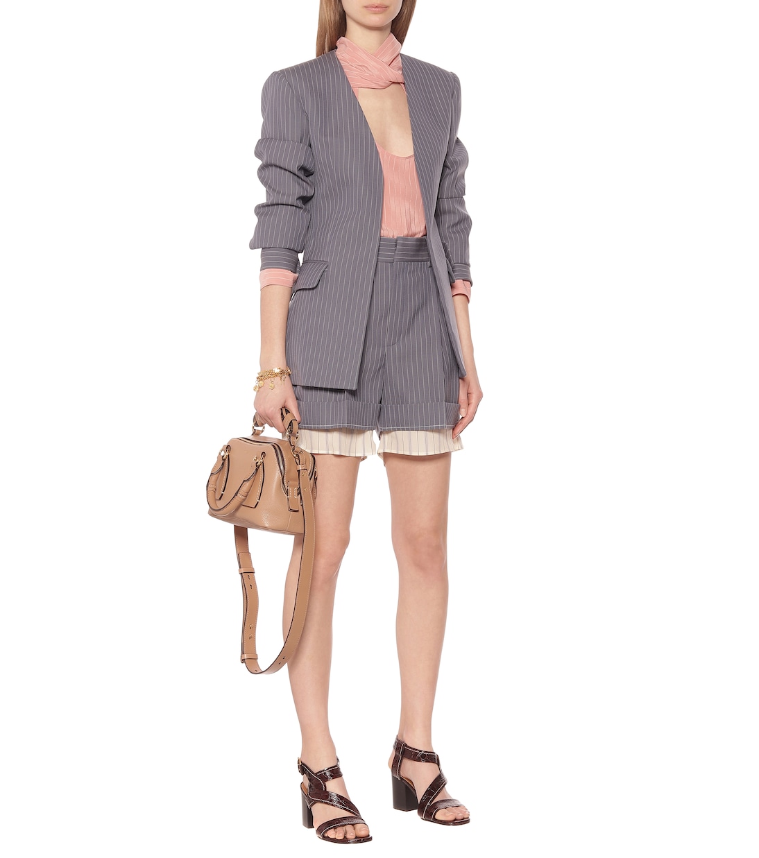 Striped virgin wool blazer | Chloé