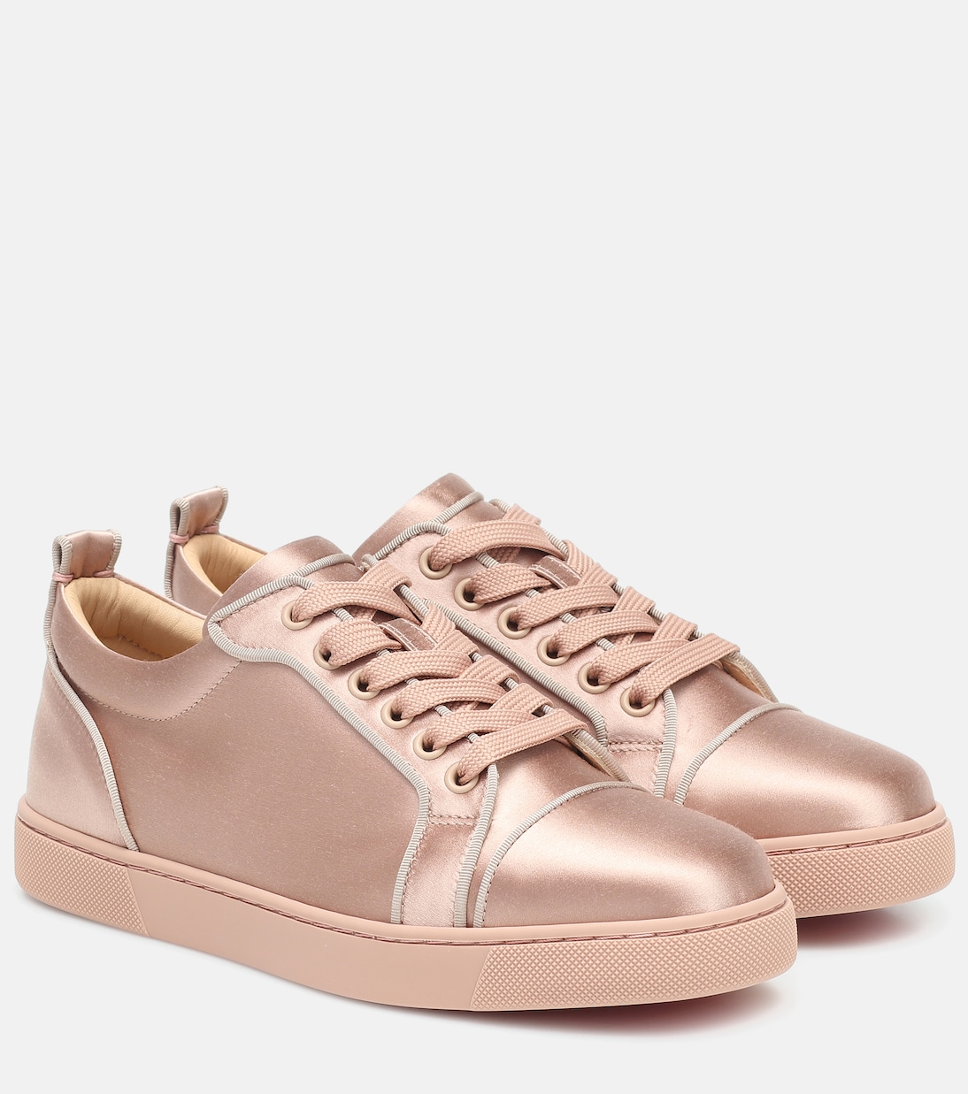 Louis Junior silk-satin sneakers | Christian Louboutin