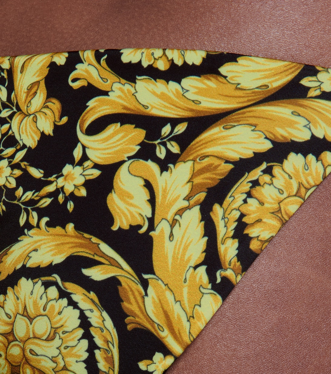 Slip bikini con stampa Barocco | Versace