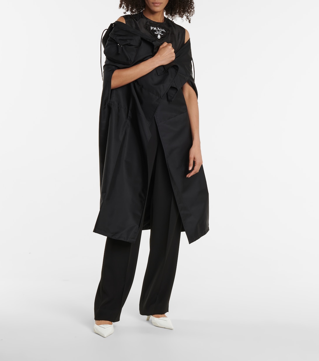 Mantella in gabardine Re-Nylon | Prada