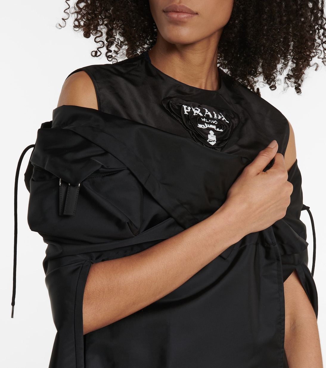 Mantella in gabardine Re-Nylon | Prada