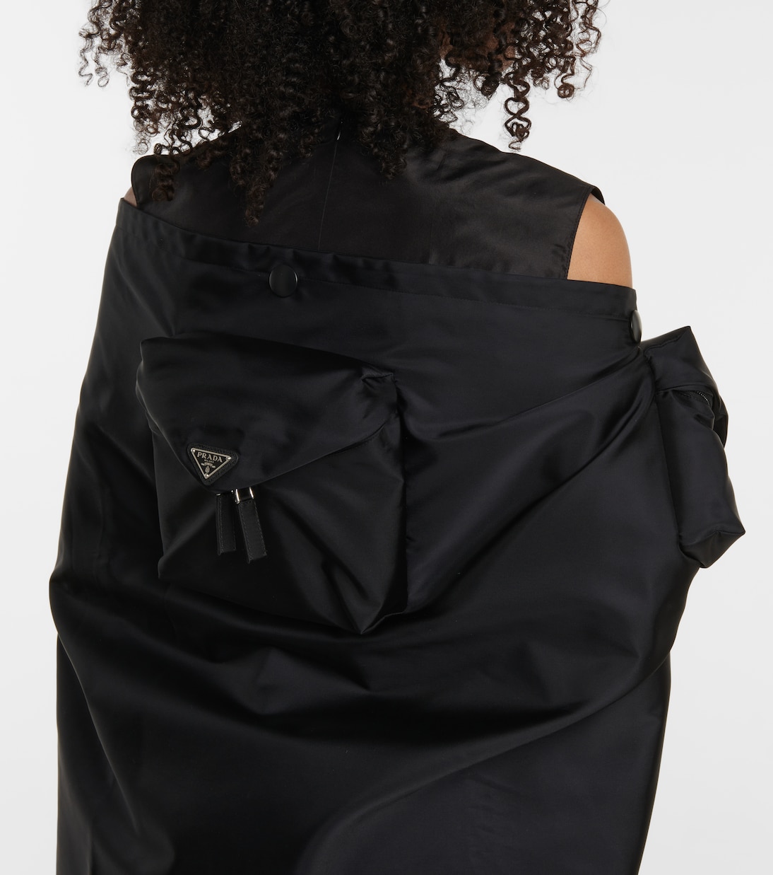 Mantella in gabardine Re-Nylon | Prada